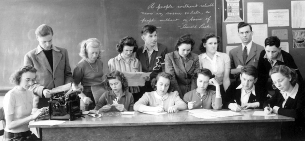 AHS journalism staff, 1942