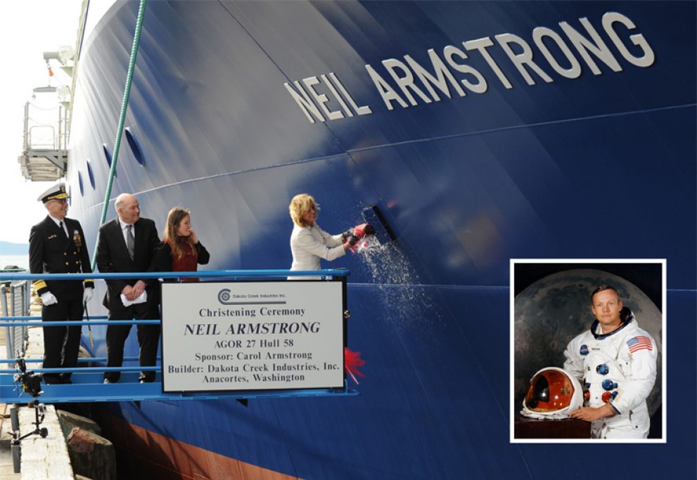 ‘Neil Armstrong’ christened
