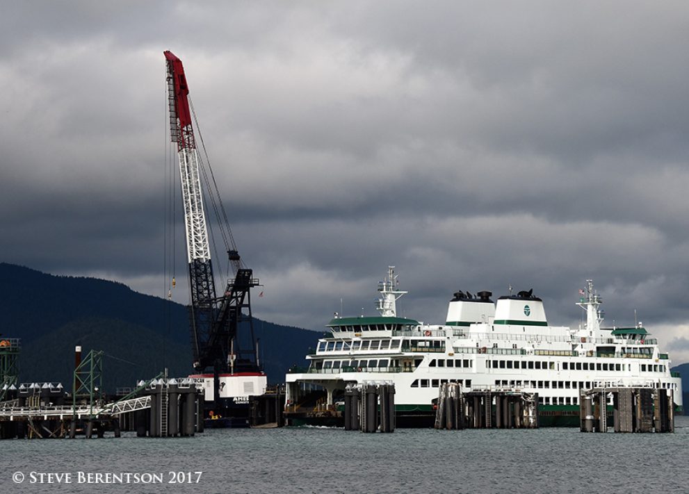 Crane work at Ship Harbor