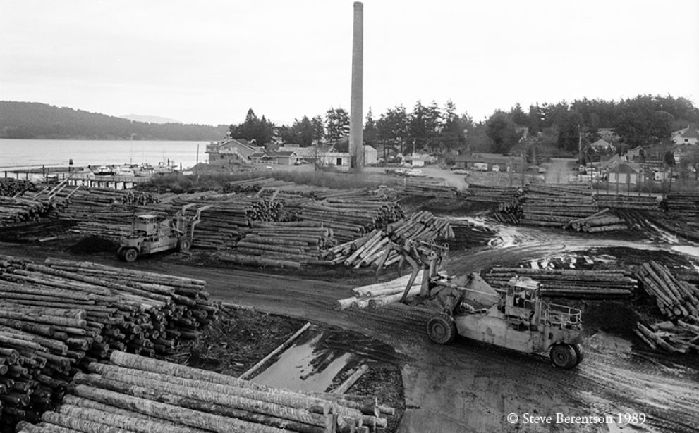 Logs on deck in ’89