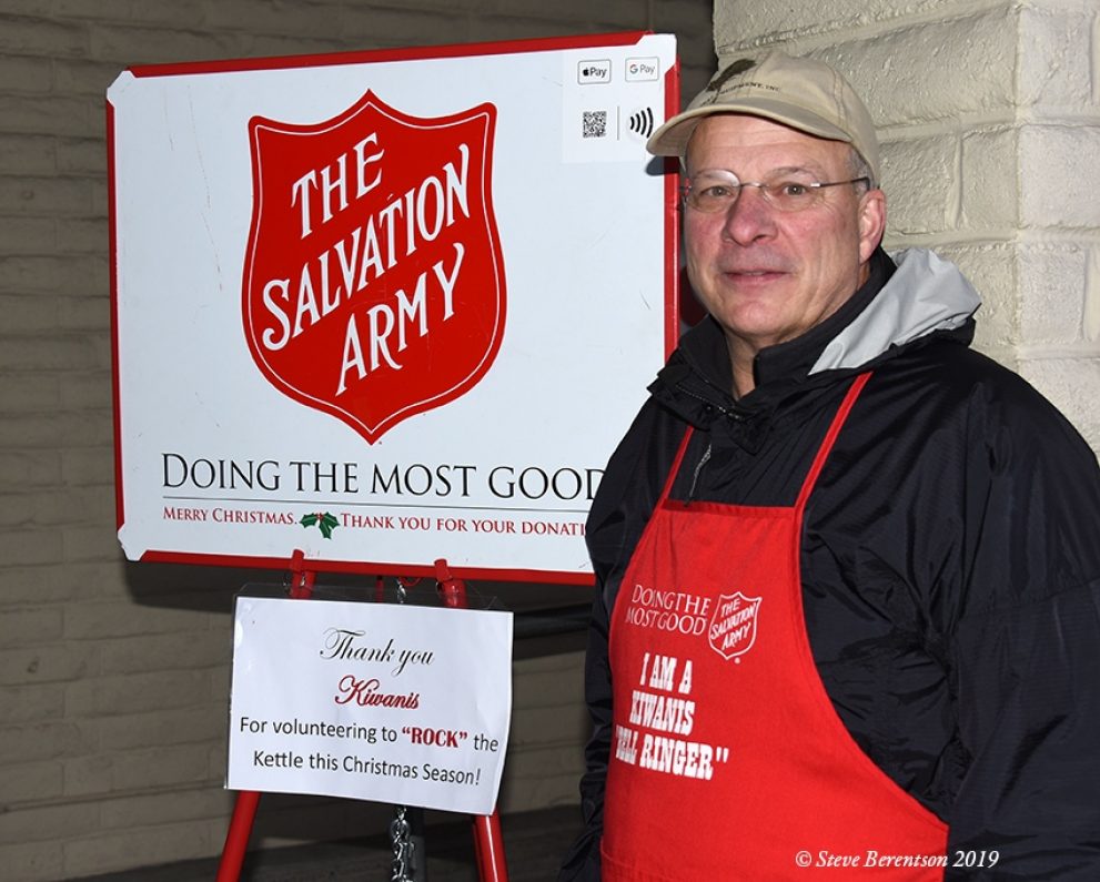 Salvation Army kettle is out for Christmas