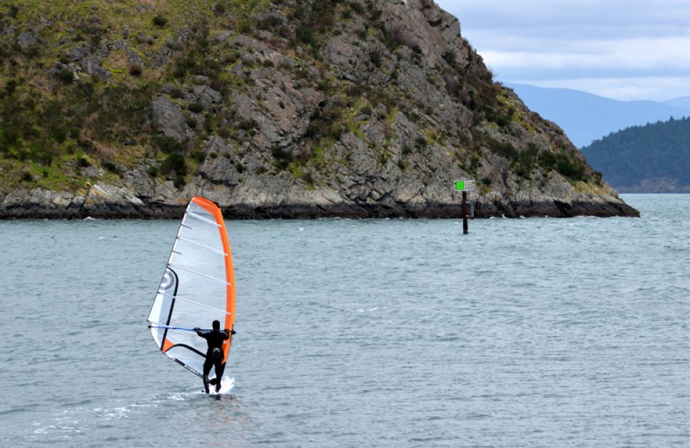Windsurfing Fidalgo style